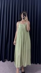 HAKİ ASKILI ELBİSE