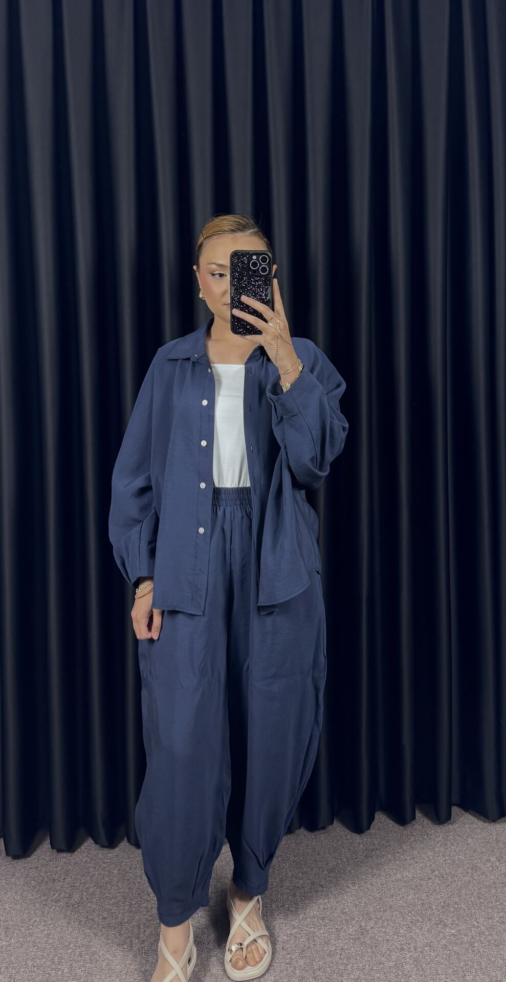 GÖMLEK PANTOLON TAKIM - LACİVERT