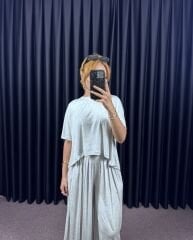 TİŞÖRT PANTOLON TAKIM - GRİ