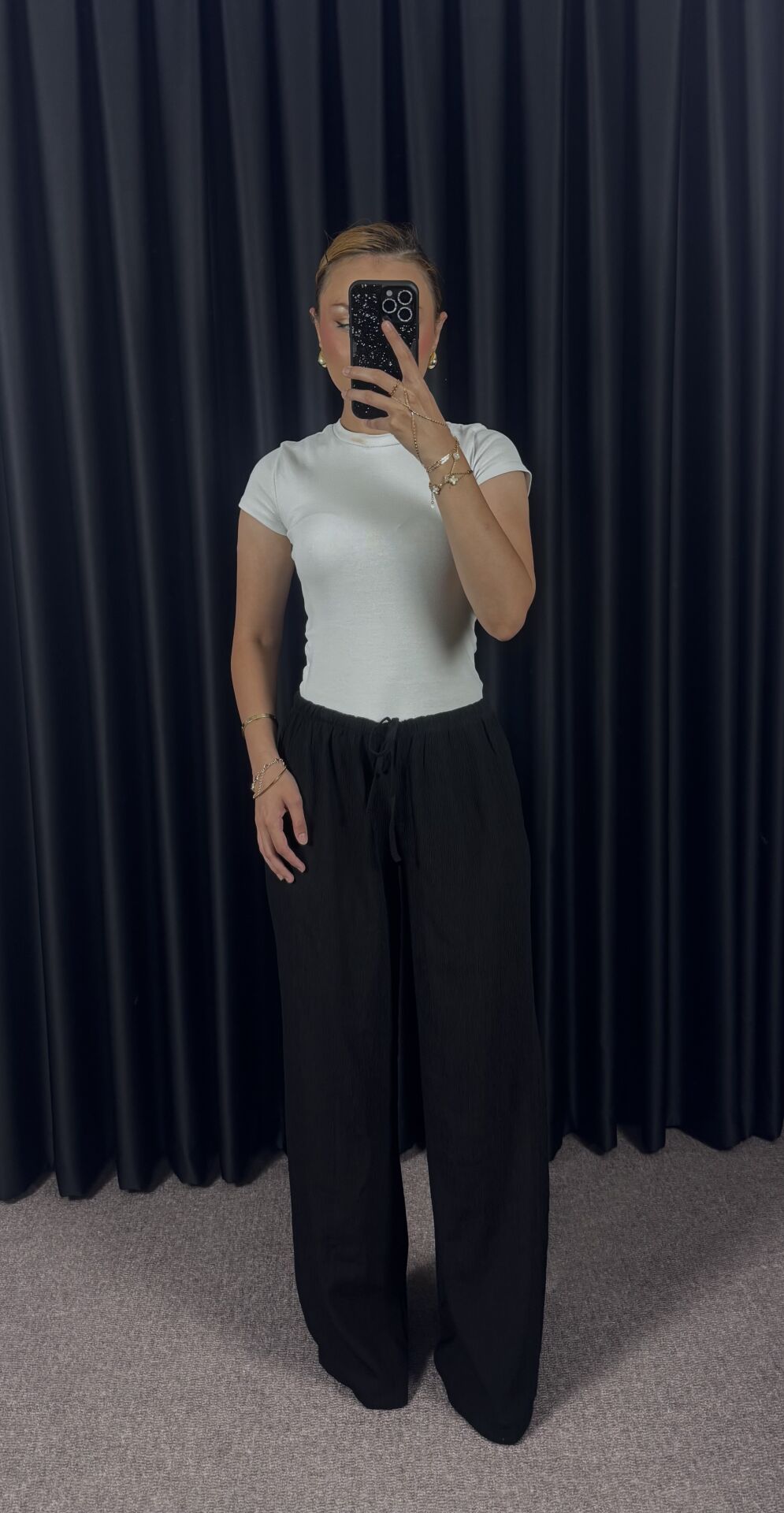 KRİNKIL BOL PAÇA PANTOLON