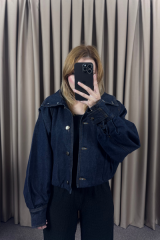 KOT PİLE DETAYLI CEKET